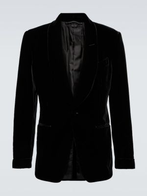 Sametové sako Tom Ford černé