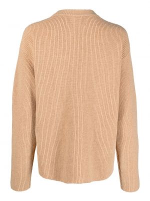 Sweter wełniany Ballantyne brązowy
