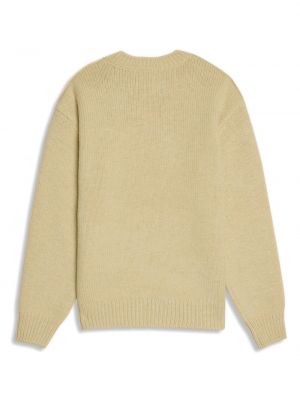 Chunky woll pullover Auralee beige