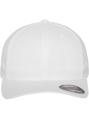 Καπέλο από διχτυωτό Flexfit λευκό