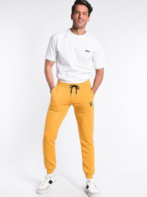 Спортивные штаны с принтом Ucla желтые
