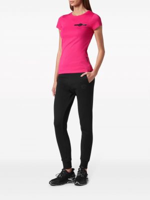 T-shirt en coton Plein Sport rose