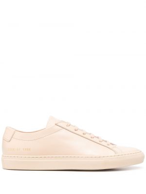 Dabīgās ādas snīkeri Common Projects rozā