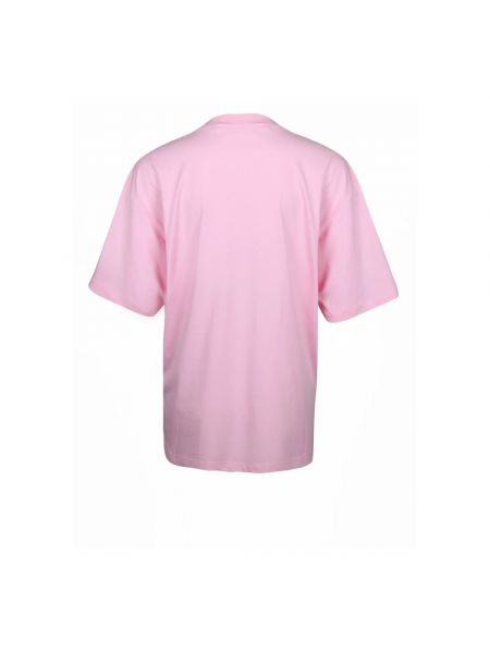 Koszulka bawełniana Marni różowa