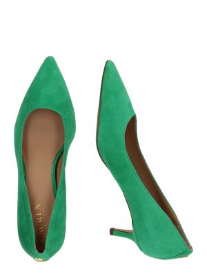 Ниски обувки Lauren Ralph Lauren зелено