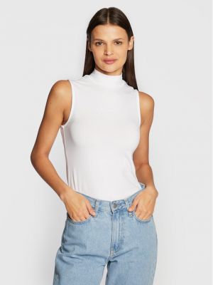 Блуза slim Calvin Klein бяло