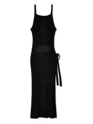 Večerní šaty bez rukávů Eckhaus Latta černé