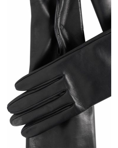 Καπιτονέ γάντια slip-on Prada μαύρο