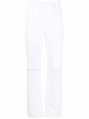 Rippet stretch jeans Etro hvit