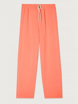 Voľné priliehavé teplákové nohavice American Vintage oranžová