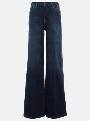 Kalhoty s vysokým pasem relaxed fit Frame modré