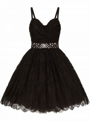 Csipkés ruha Dolce & Gabbana fekete