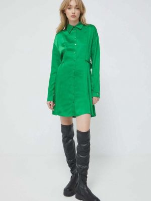 Mini šaty Hugo zelené