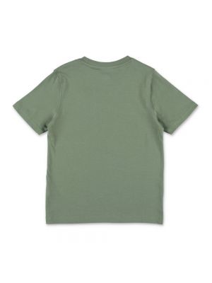 Koszulka bawełniana z dżerseju Timberland zielona