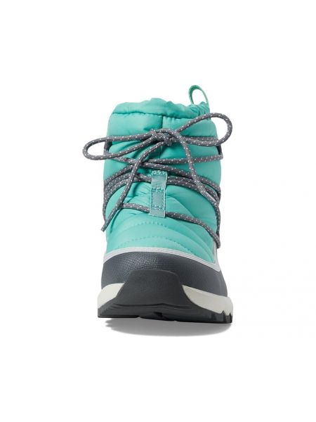 Водонепроницаемые кружевные ботинки на шнуровке The North Face серые