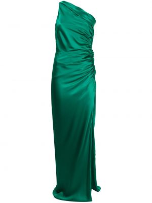 Асиметрична вечерна рокля Michelle Mason зелено