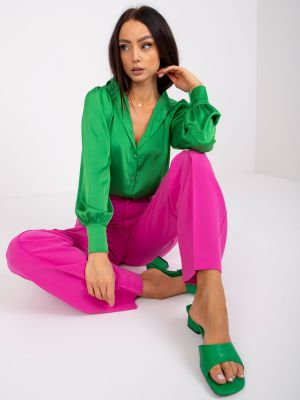 Koszula Fashionhunters zielona