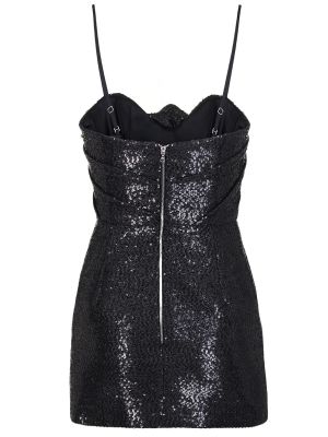 Коктейльное платье с пайетками Maison Bohemique черное