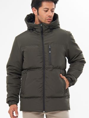 Vízálló téli kabát D1fference khaki