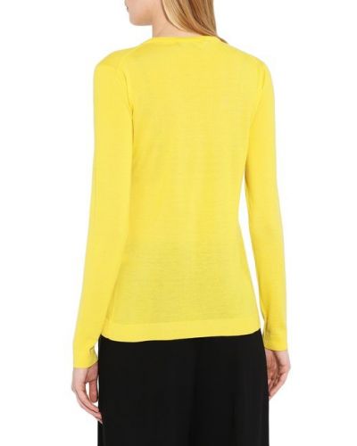 Кашемировый пуловер Ralph Lauren желтый