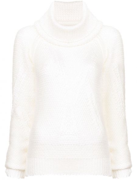 Jersey de tela jersey Chanel Pre-owned blanco