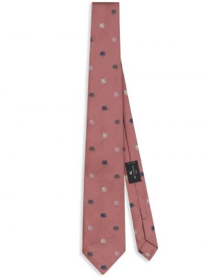 Cravată de mătase Etro roșu