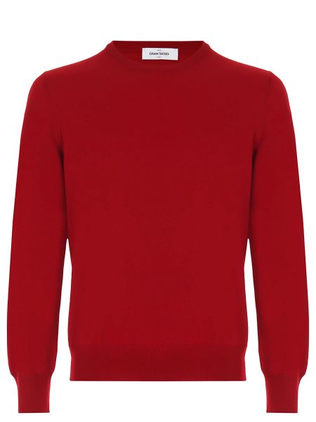 Шерстяной свитер Gran Sasso красный