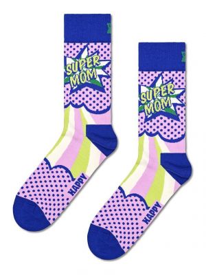 Nogavice Happy Socks vijolična