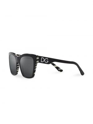 Raštuotos akiniai nuo saulės su zebro raštu Dolce & Gabbana Eyewear