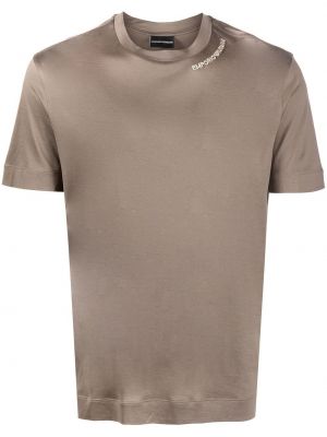 T-shirt Emporio Armani brun