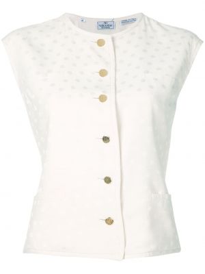 Blusa con botones Valentino Pre-owned blanco