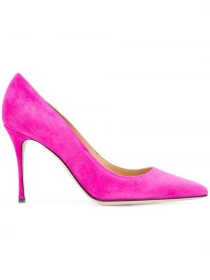 Pumps med spetsig tå Sergio Rossi rosa