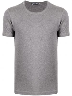 Camiseta slim fit Dolce & Gabbana gris