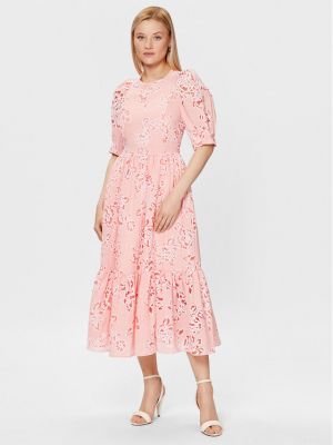 Коктейльное платье Ted Baker розовое