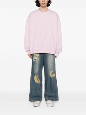 Sweatshirt mit stickerei aus baumwoll Juun.j pink