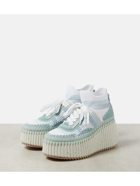 Kama süet sneaker Chloé mavi