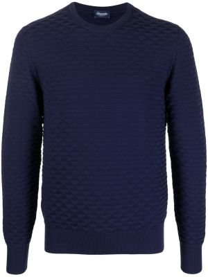 Maglione a rombi Drumohr blu