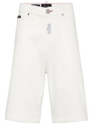 Shorts en jean Philipp Plein blanc