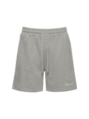 Shorts en coton Flâneur gris