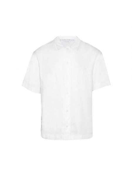 Koszula z krótkim rękawem Calvin Klein biała