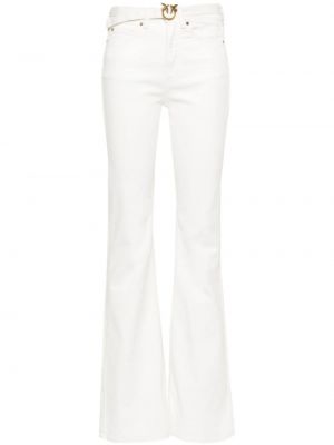 Jeans bootcut Pinko blanc