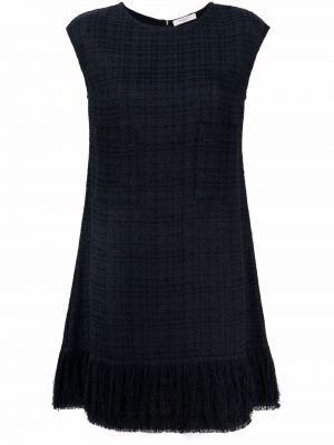 Tweed frynser dress Charlott svart