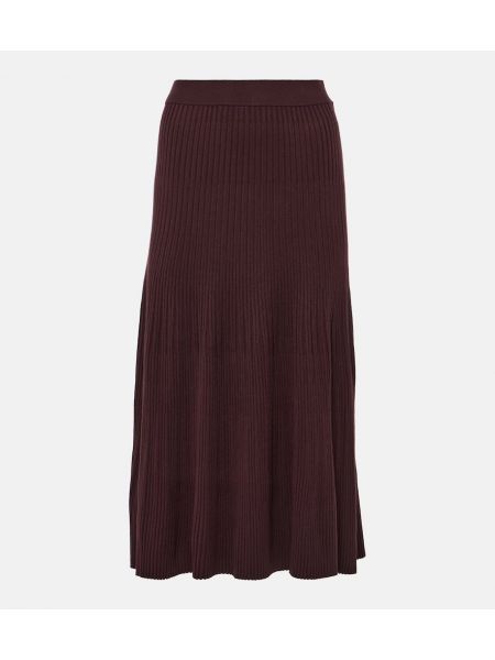 Gonna midi Altuzarra bordeaux