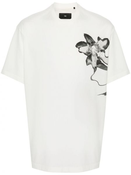 T-shirt di cotone Y-3 bianco