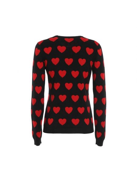 Jersey con estampado de tela jersey con corazón Love Moschino
