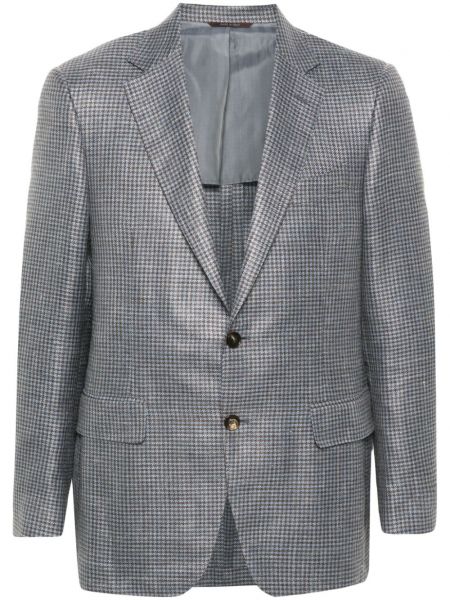 Dugi blejzer s houndstooth uzorkom Canali