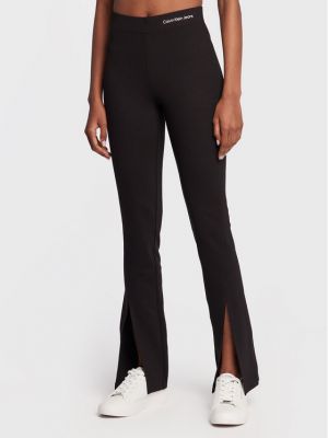 Sportinės kelnes slim fit Calvin Klein Jeans juoda