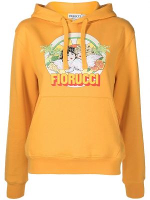 Пуловер с принтом Fiorucci, желтый