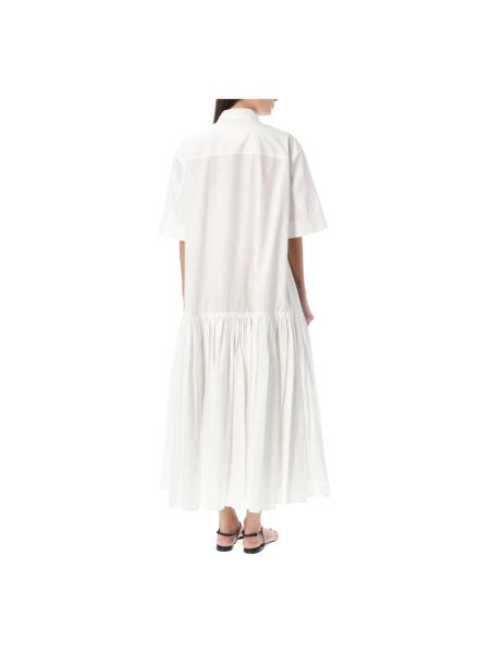Sukienka koszulowa Jil Sander biała