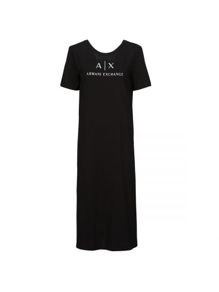 Hosszú ruha Armani Exchange fekete
